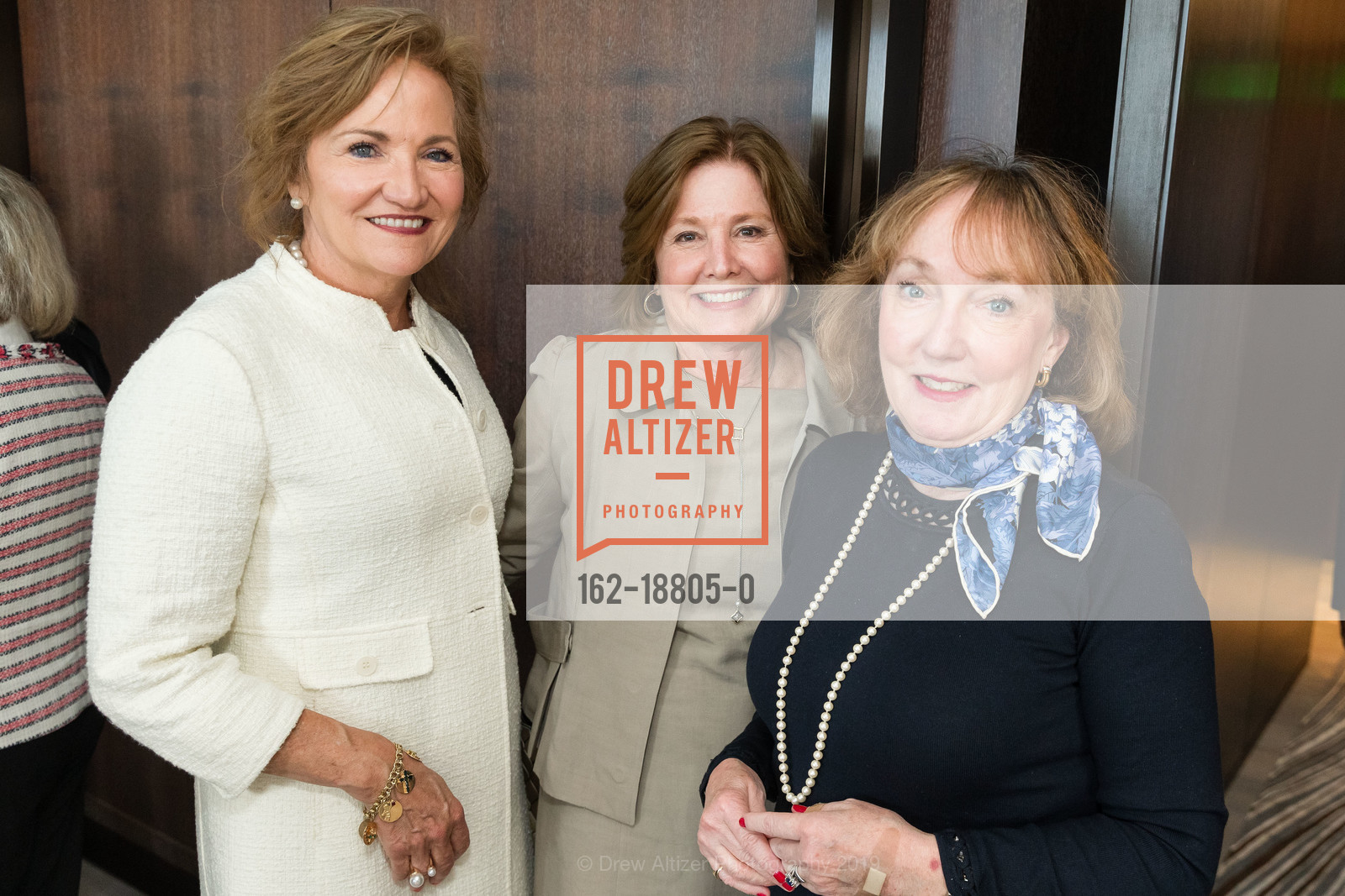 Ronnie McInerney, Bridget McInerney Harris, Debbie Kelley, "Celebrating Friends" - Order of Malta Clinic of Northern California 11th Anniversary Celebration, Private Residence, June 26th, 2019, Photo #162-18805-0 Ronnie McInerney, Bridget McInerney Harris, Debbie Kelley, Photo #162-18805-0