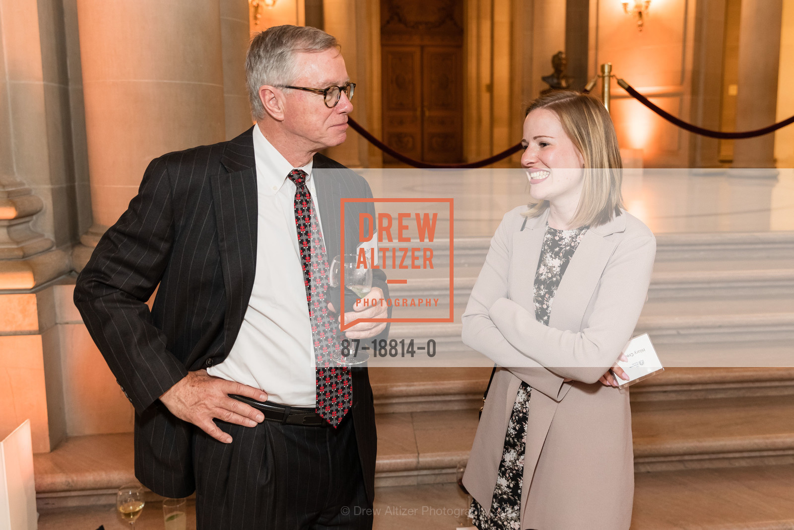 Dave Churchill, Hilary Cronon, The Wilderness Society presents Ansel Adams Awards Dinner Honoring Former Governor Jerry Brown, SF City Hall. 1 Dr Carlton B Goodlett Pl, June 27th, 2019, Photo #87-18814-0 Dave Churchill, Hilary Cronon, Photo #87-18814-0