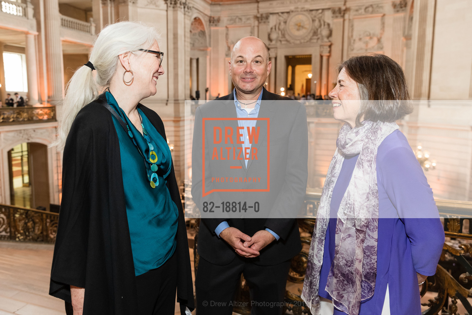 Wendy Wendlandt, Jeremy Garncarz, Marcia Kunstel, The Wilderness Society presents Ansel Adams Awards Dinner Honoring Former Governor Jerry Brown, SF City Hall. 1 Dr Carlton B Goodlett Pl, June 27th, 2019, Photo #82-18814-0 Wendy Wendlandt, Jeremy Garncarz, Marcia Kunstel, Photo #82-18814-0