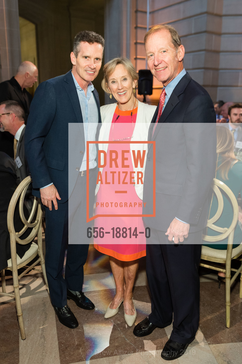Dan Springer, Crandall Bowles, Ted Roosevelt, The Wilderness Society presents Ansel Adams Awards Dinner Honoring Former Governor Jerry Brown, SF City Hall. 1 Dr Carlton B Goodlett Pl, June 27th, 2019, Photo #656-18814-0 Dan Springer, Crandall Bowles, Ted Roosevelt, Photo #656-18814-0