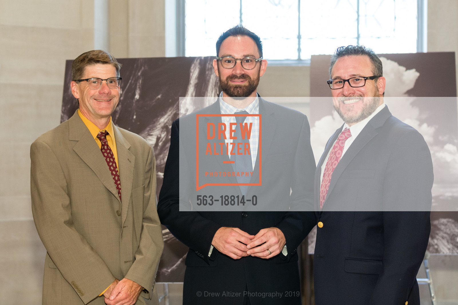 Eric, Daniel Rossman, Wilfredo Gonzales, The Wilderness Society presents Ansel Adams Awards Dinner Honoring Former Governor Jerry Brown, SF City Hall. 1 Dr Carlton B Goodlett Pl, June 27th, 2019, Photo #563-18814-0 Eric, Daniel Rossman, Wilfredo Gonzales, Photo #563-18814-0