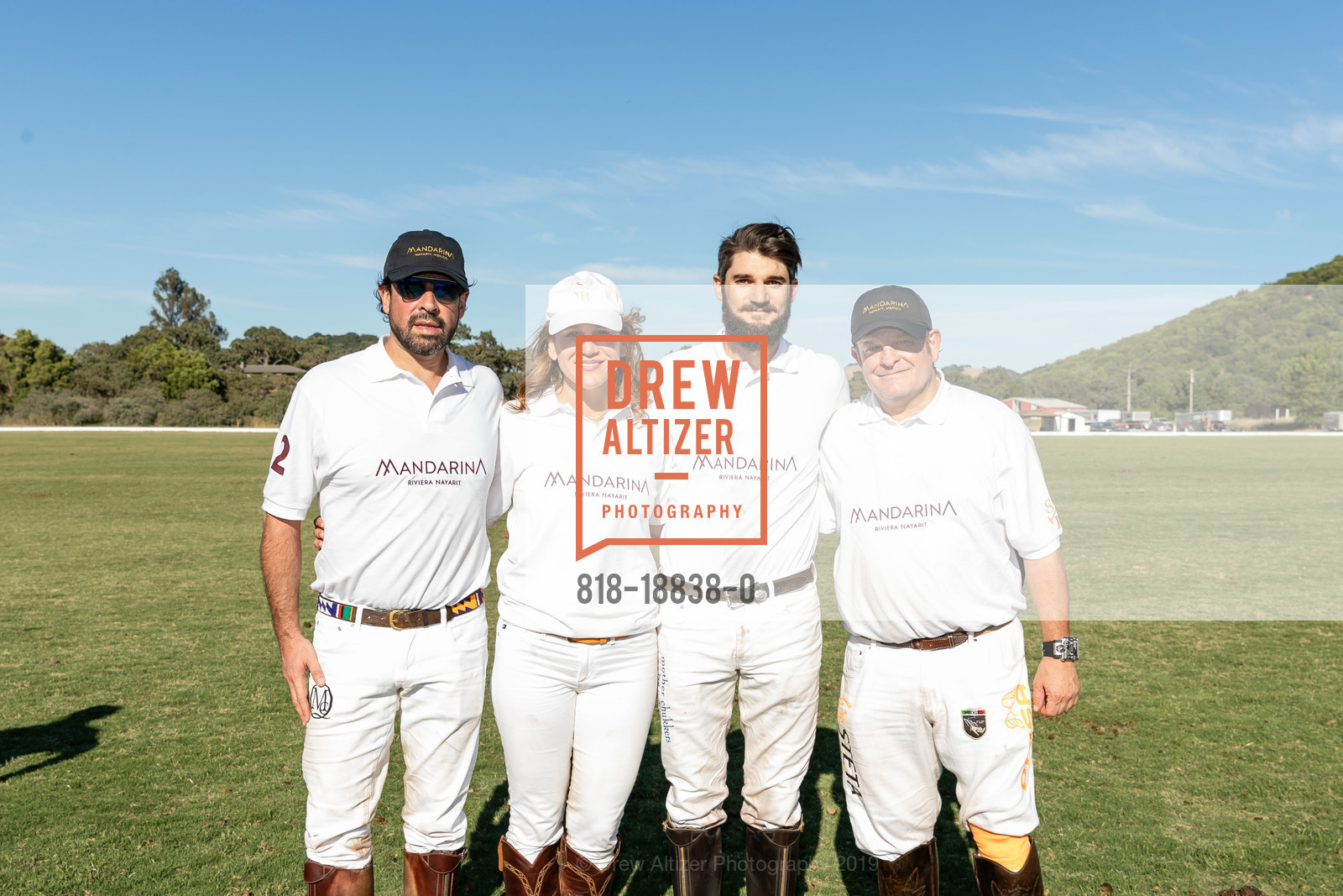 Diego Aguilar, Elizabeth Welborn, Iggy Deltoure, Guillermo Steta, 2019 Polo & Dinner Series Presented by Stick & Ball and One&Only Mandarina, Cerro Pampa Polo Club. 1295 San Antonio Road, June 29th, 2019, Photo #818-18838-0 Diego Aguilar, Elizabeth Welborn, Iggy Deltoure, Guillermo Steta, Photo #818-18838-0