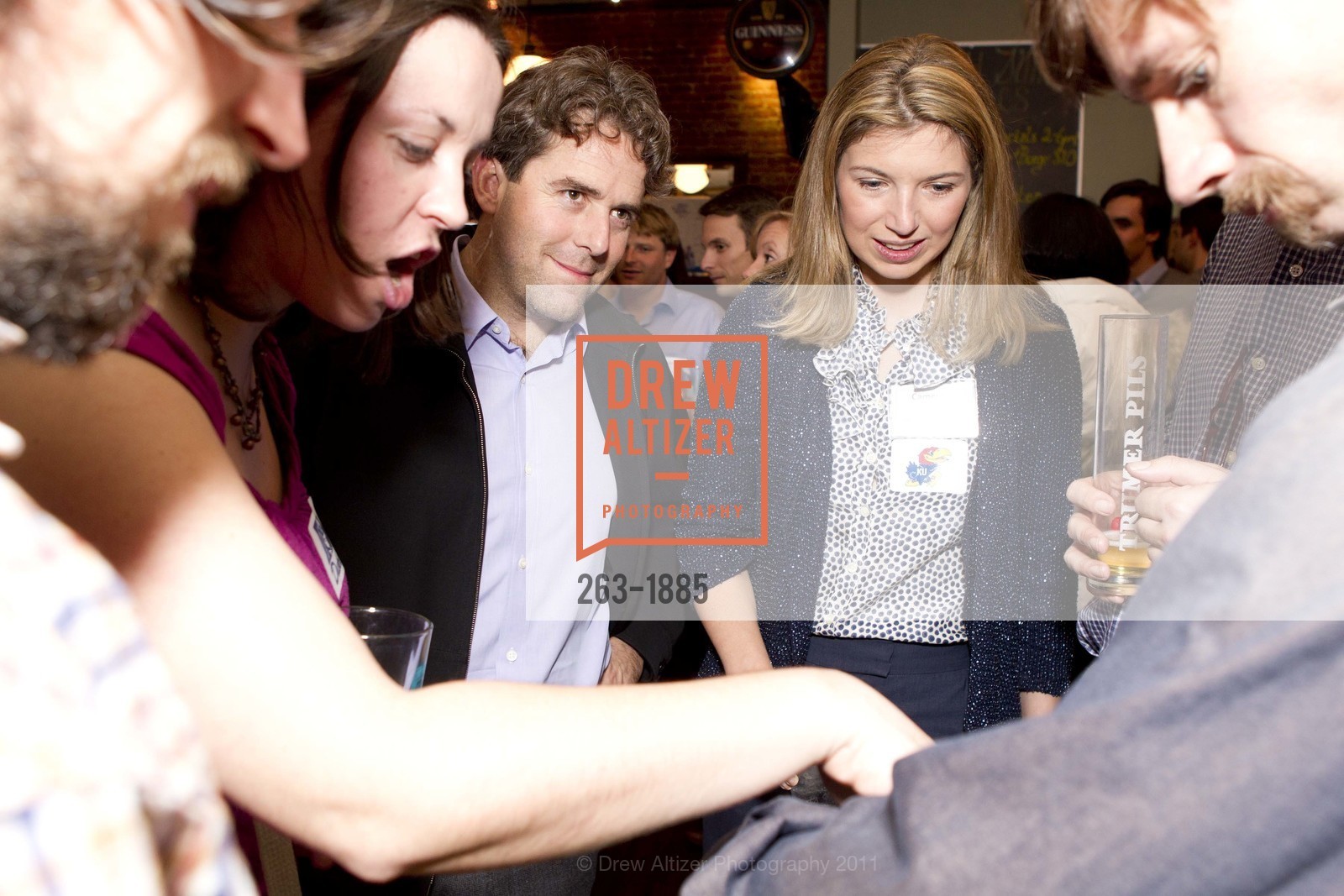Karen Vigeant, Michael Horowitz, Cameron Phleger, Earl Stirling, The Exploratorium Lab's MARCH MADNESS MEMBERSHIP PARTY, US, March 24th, 2011, Photo #263-1885 Karen Vigeant, Michael Horowitz, Cameron Phleger, Earl Stirling, Photo #263-1885