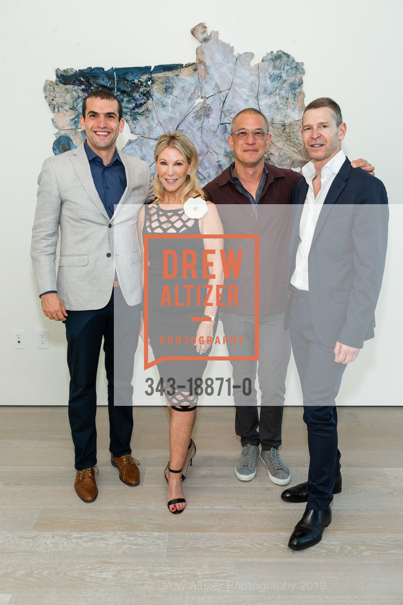 Deniz Kahramaner, Terri Tiffany, Michael Tchao, David Mertens, Gallery 181 Opening Night Party, 181 Fremont Residences. 181 Fremont Street, July 11th, 2019, Photo #343-18871-0 Deniz Kahramaner, Terri Tiffany, Michael Tchao, David Mertens, Photo #343-18871-0