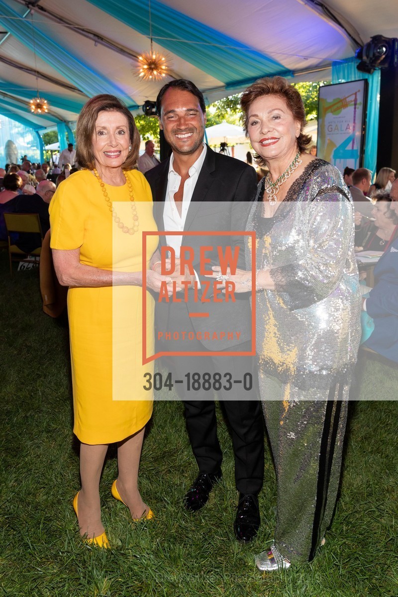 Nancy Pelosi, Francesco Demuro, Maria Manetti Shrem, Festival Napa Valley 2019 Arts for All Gala Featuring SEAL, HALL Wines. 401 St Helena Highway, July 14th, 2019, Photo #304-18883-0 Nancy Pelosi, Francesco Demuro, Maria Manetti Shrem, Photo #304-18883-0