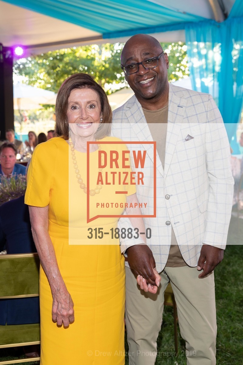 Nancy Pelosi, Travis Stanley, Festival Napa Valley 2019 Arts for All Gala Featuring SEAL, HALL Wines. 401 St Helena Highway, July 14th, 2019, Photo #315-18883-0 Nancy Pelosi, Travis Stanley, Photo #315-18883-0