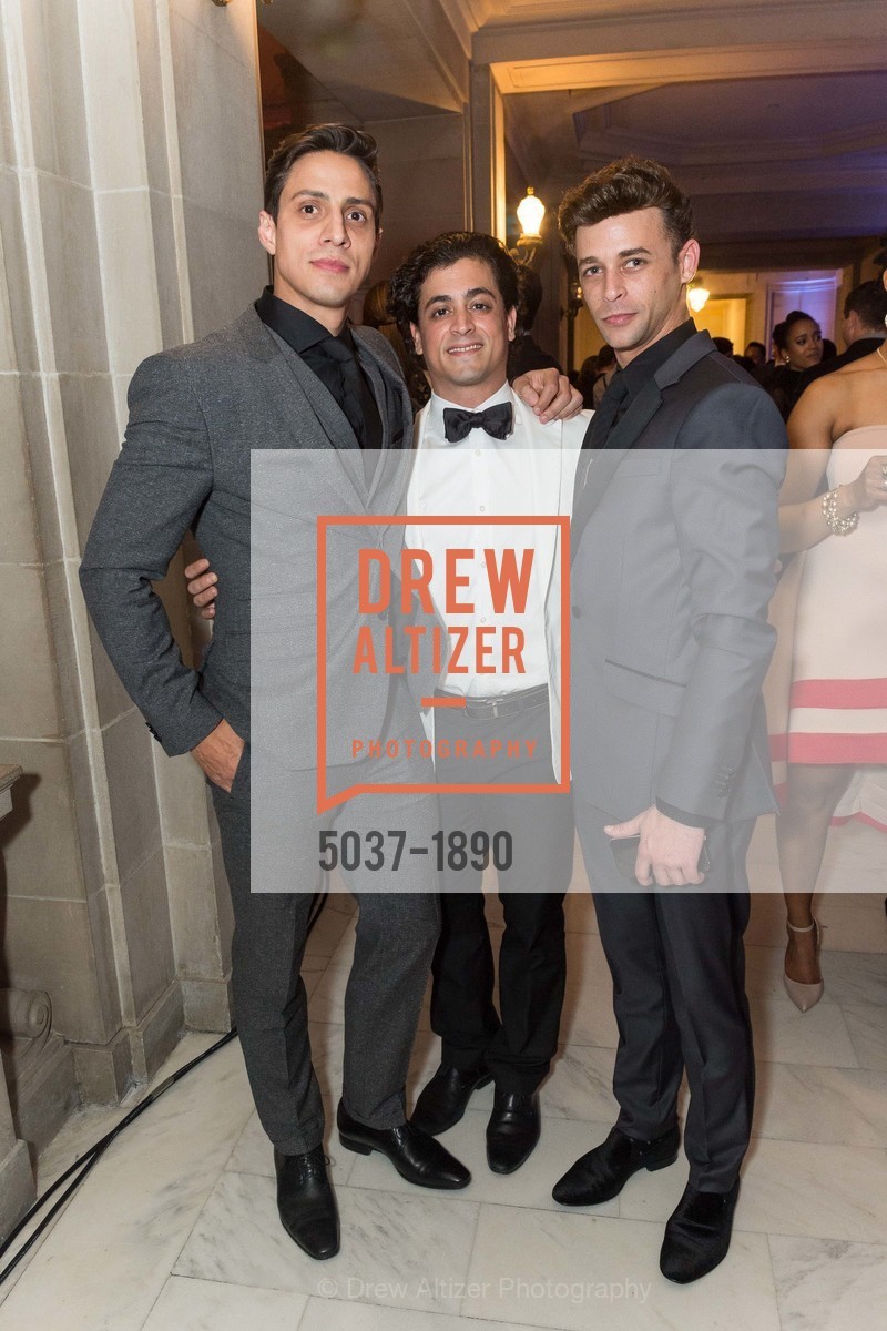 Jaime Diaz, Walter Gutierrez, Taras Domitro, San Francisco Ballet Opening Night Gala After Party, City Hall, Photo #5037-1890 Jaime Diaz, Walter Gutierrez, Taras Domitro, Photo #5037-1890