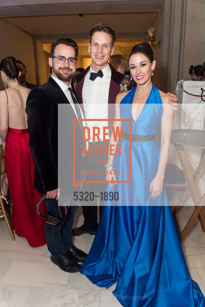Karl Moll, Luke Willis, Vanessa Zahorian, San Francisco Ballet Opening Night Gala After Party, City Hall, Photo #5320-1890 Karl Moll, Luke Willis, Vanessa Zahorian, Photo #5320-1890