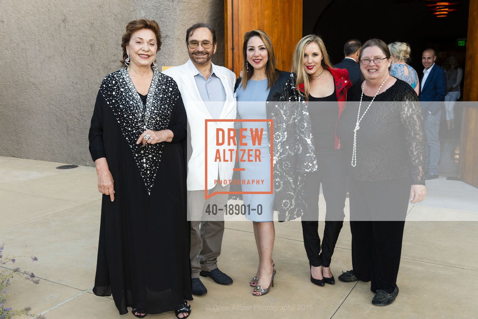 Maria Manetti Shrem, Jose Nazar, Kathleen Martinez, Melanie Kischner, Lori Seyer, Festival Napa Valley 2019 Patron Dinner at B Cellars, B Cellars. 703 Oakville Cross Road, July 19th, 2019, Photo #40-18901-0 Maria Manetti Shrem, Jose Nazar, Kathleen Martinez, Melanie Kischner, Lori Seyer, Photo #40-18901-0