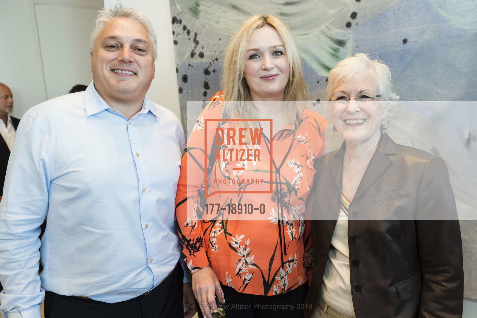Kevin Herron, Arlene Herron, Nancy Meyer, 181 Fremont Philanthropy Awards for San Francisco Rock Project, 181 Fremont Residences. 181 Fremont Street, July 24th, 2019, Photo #177-18910-0 Kevin Herron, Arlene Herron, Nancy Meyer, Photo #177-18910-0