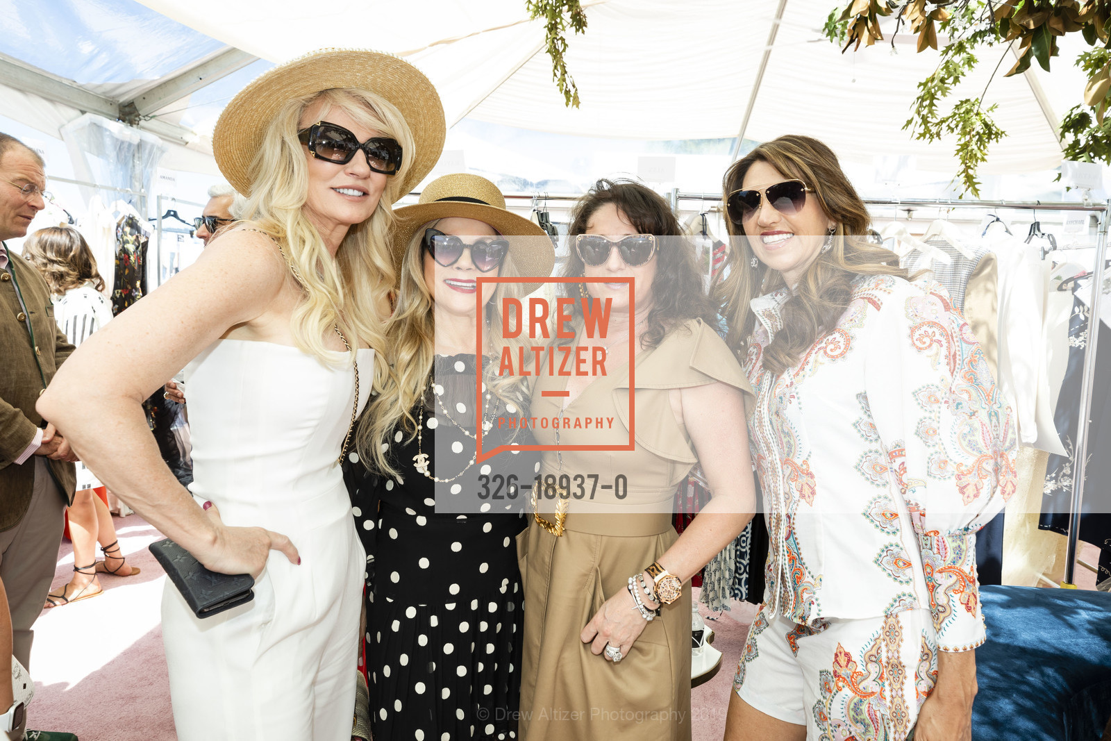 Vickie Dehart, Tricia Estey, Carol Jimmerson, Patty Ramussen, Saks Fifth Avenue and Oscar de La Renta Fashion Show to Benefit The League to Save Lake Tahoe 2019, Schumaker Home. 1047 Lakeshore Blvd, August 3rd, 2019, Photo #326-18937-0 Vickie Dehart, Tricia Estey, Carol Jimmerson, Patty Ramussen, Photo #326-18937-0