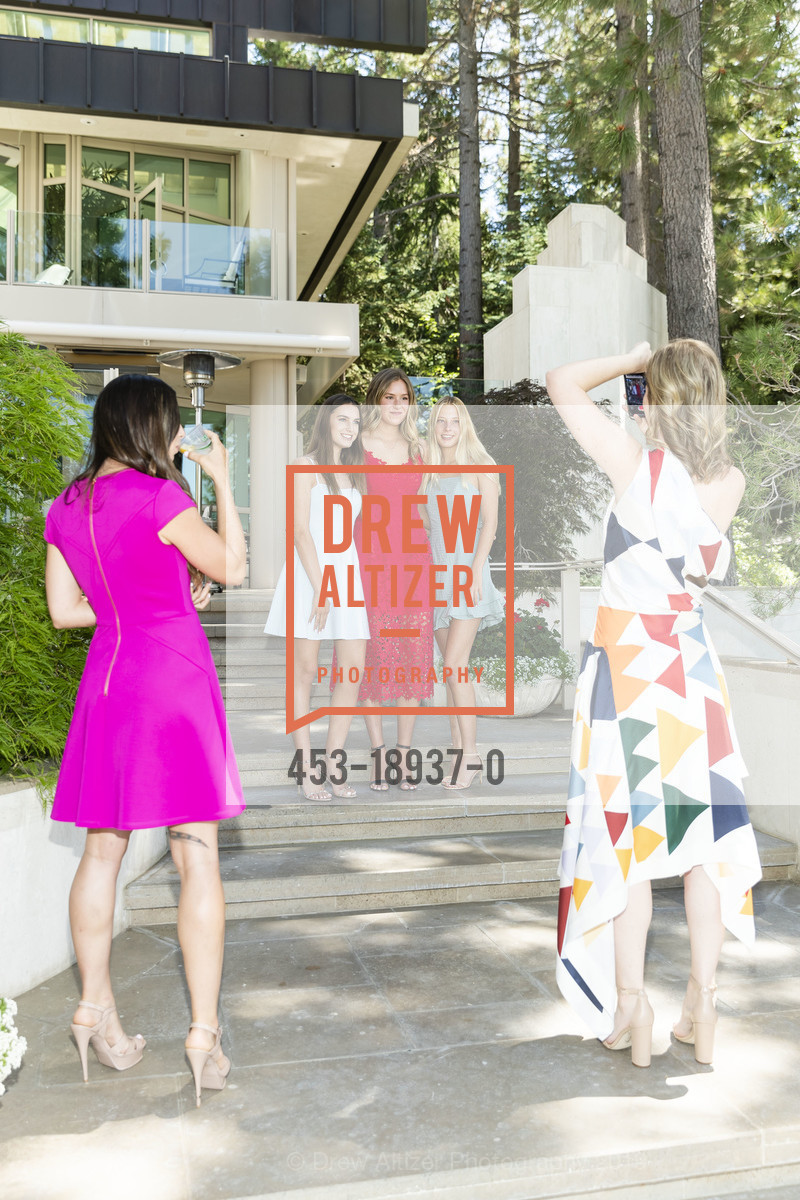 Ryan Schumacher, Michaela Racich, Brooke Besh, Saks Fifth Avenue and Oscar de La Renta Fashion Show to Benefit The League to Save Lake Tahoe 2019, Schumaker Home. 1047 Lakeshore Blvd, August 3rd, 2019, Photo #453-18937-0 Ryan Schumacher, Michaela Racich, Brooke Besh, Photo #453-18937-0
