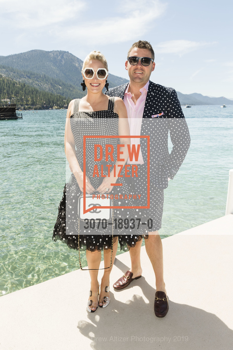 Kristin Felton, Porter Felton, Saks Fifth Avenue and Oscar de La Renta Fashion Show to Benefit The League to Save Lake Tahoe 2019, Schumaker Home. 1047 Lakeshore Blvd, August 3rd, 2019, Photo #3070-18937-0 Kristin Felton, Porter Felton, Photo #3070-18937-0