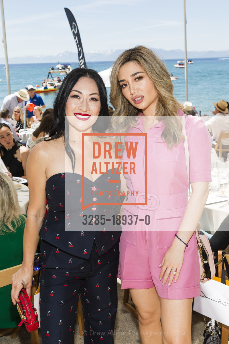Myle Zagorsky, Adelina Eidelman, Saks Fifth Avenue and Oscar de La Renta Fashion Show to Benefit The League to Save Lake Tahoe 2019, Schumaker Home. 1047 Lakeshore Blvd, August 3rd, 2019, Photo #3285-18937-0 Myle Zagorsky, Adelina Eidelman, Photo #3285-18937-0