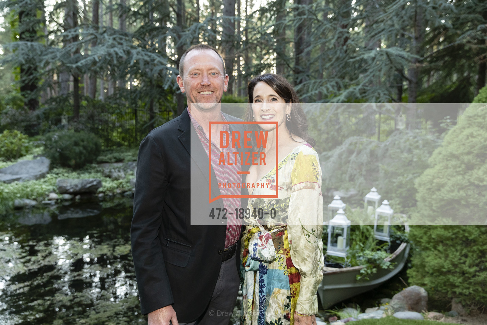 Rich Boyle, Catherine Boyle, 50th Anniversary League to Save Lake Tahoe Fashion Show Sponsor Cocktail Reception and Dinner 2019, Schumaker Home. 1047 Lakeshore Blvd, August 2nd, 2019, Photo #472-18940-0 Rich Boyle, Catherine Boyle, Photo #472-18940-0