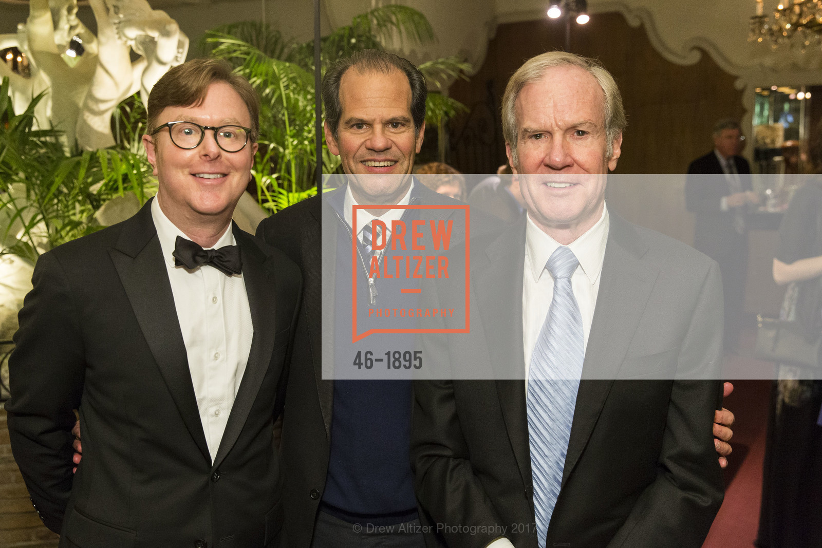 Philip Wilder, Mark Salkind, Jerry Dodson, New Century Chamber Orchestra Silver Jubilee Gala (25th Anniversary), Bimbo's 365 Club. 1025 Columbus Avenue, SF, CA 94133, January 24th, 2017, Photo #46-1895 Philip Wilder, Mark Salkind, Jerry Dodson, Photo #46-1895