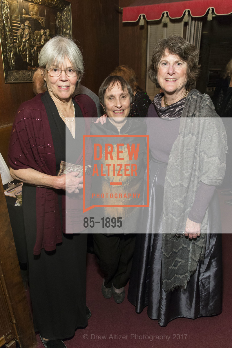 Carol Davison, Marcy Beck, Caroline Wood, New Century Chamber Orchestra Silver Jubilee Gala (25th Anniversary), Bimbo's 365 Club. 1025 Columbus Avenue, SF, CA 94133, January 24th, 2017, Photo #85-1895 Carol Davison, Marcy Beck, Caroline Wood, Photo #85-1895