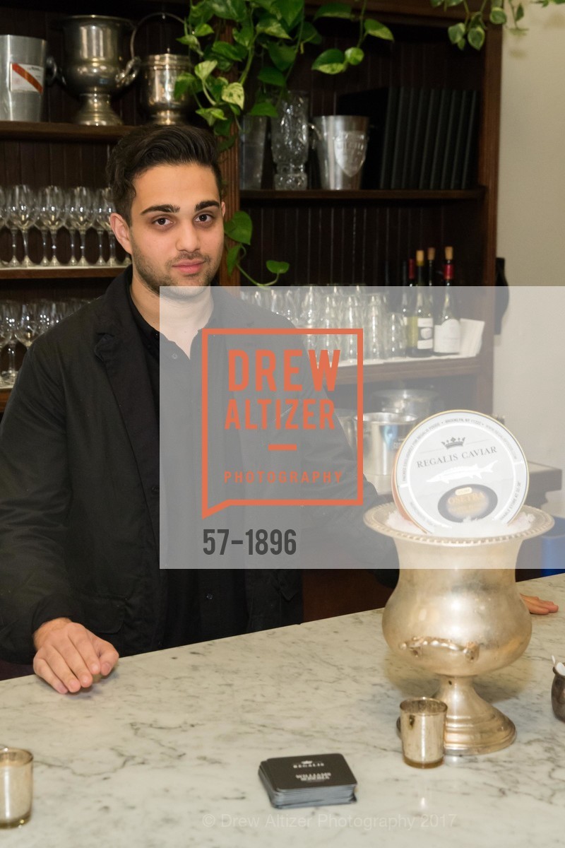 Ian Purkayastha, Williams Sonoma presents Regalis Foods at The Riddler, The Riddler. 528 Laguna Street SF, California 94102, January 23rd, 2017, Photo #57-1896 Ian Purkayastha, Photo #57-1896