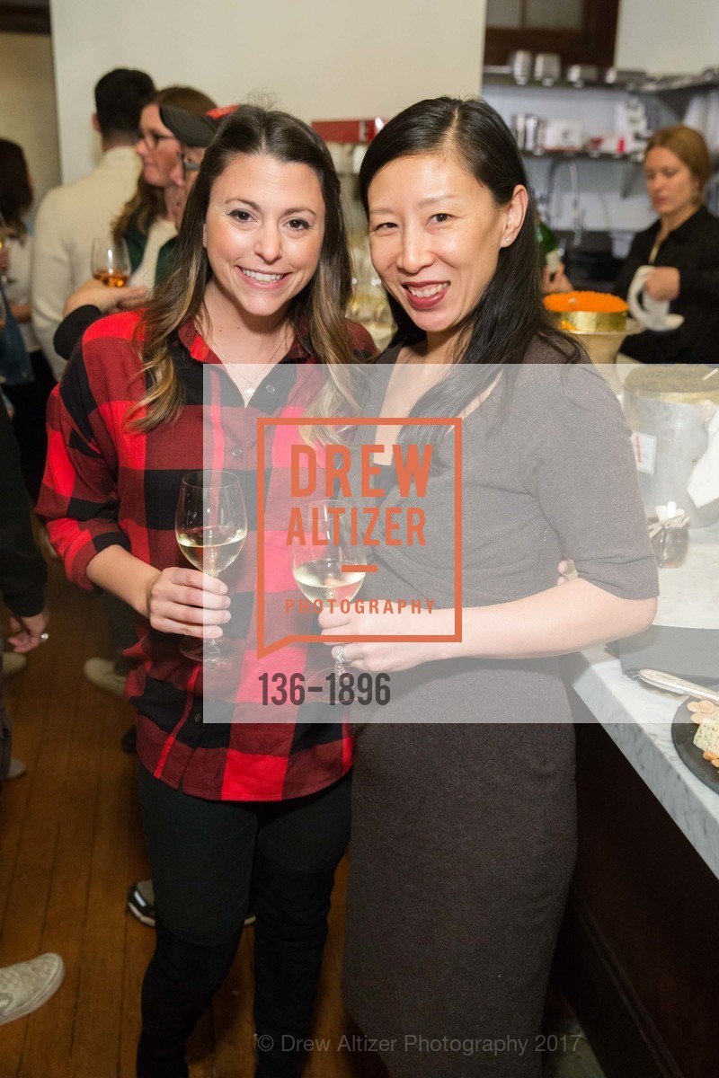 Alice Mulinaro, Gloria Tai, Williams Sonoma presents Regalis Foods at The Riddler, The Riddler. 528 Laguna Street SF, California 94102, January 23rd, 2017, Photo #136-1896 Alice Mulinaro, Gloria Tai, Photo #136-1896