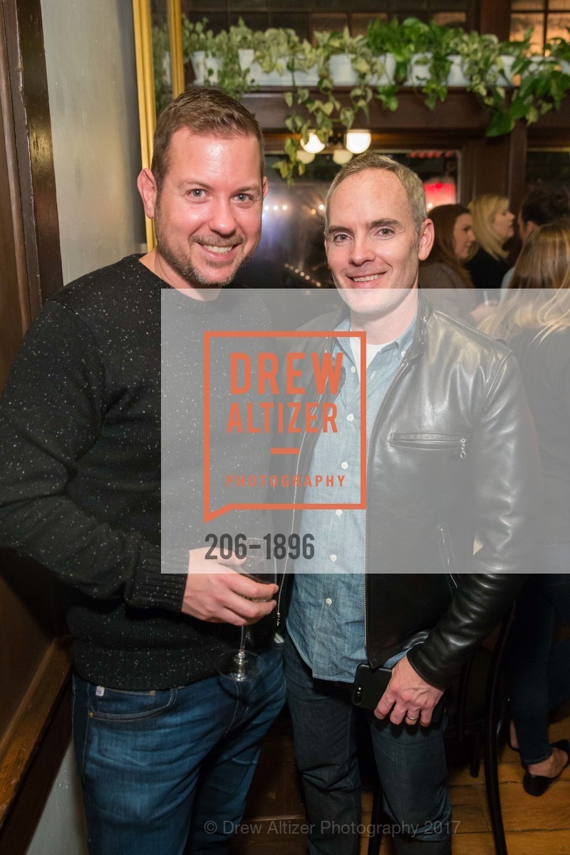 Adam Blank, Neil Lick, Williams Sonoma presents Regalis Foods at The Riddler, The Riddler. 528 Laguna Street SF, California 94102, January 23rd, 2017, Photo #206-1896 Adam Blank, Neil Lick, Photo #206-1896
