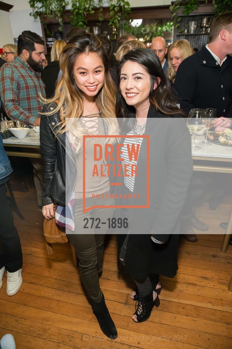 Cynthia Lin, Michelle Giang, Williams Sonoma presents Regalis Foods at The Riddler, The Riddler. 528 Laguna Street SF, California 94102, January 23rd, 2017, Photo #272-1896 Cynthia Lin, Michelle Giang, Photo #272-1896