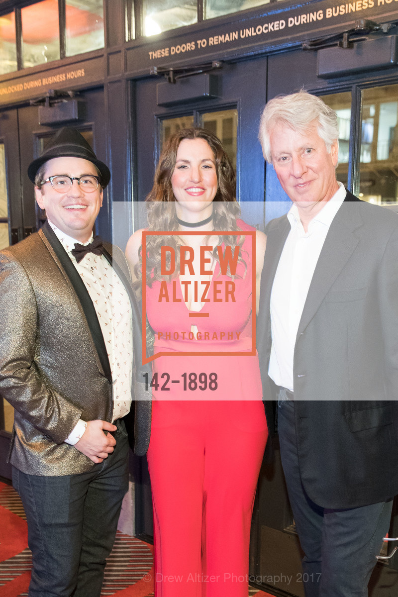 Greg Backstrom, Gracie Hays, Jeffrey Hays, FUN HOME Opening Night st the New CURRAN THEATRE, Curran Theatre. 445 Geary St, January 26th, 2017, Photo #142-1898 Greg Backstrom, Gracie Hays, Jeffrey Hays, Photo #142-1898