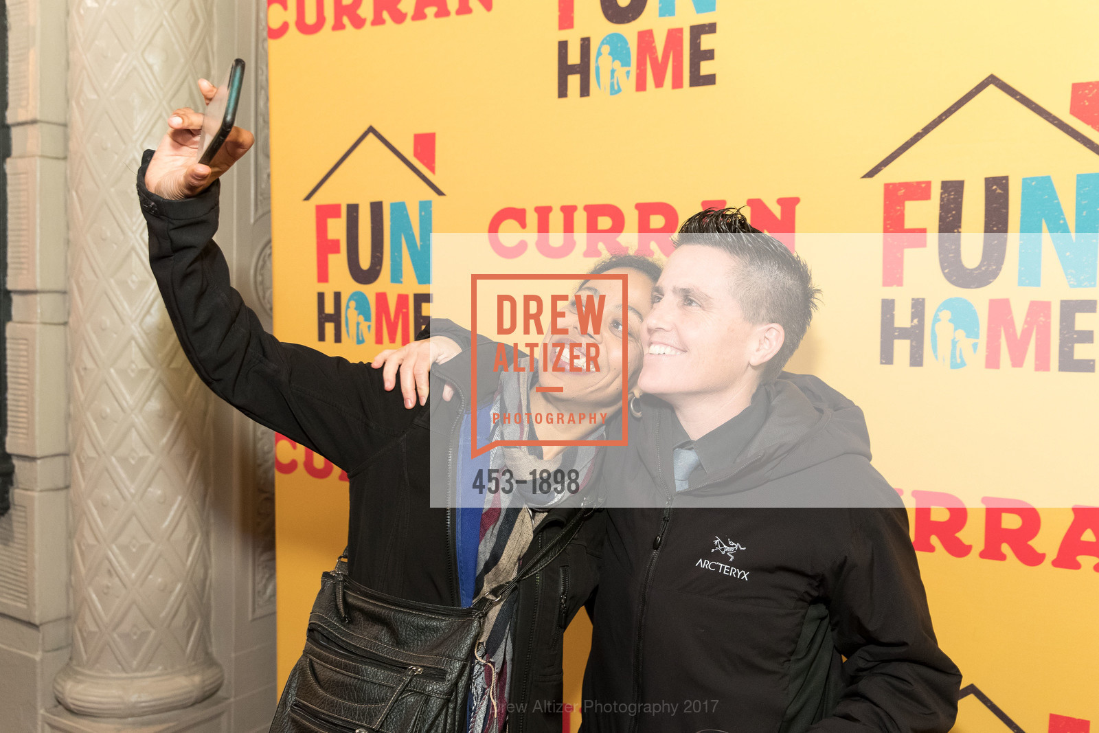 Saun-Toy Trotter, Jaron Brown, FUN HOME Opening Night st the New CURRAN THEATRE, Curran Theatre. 445 Geary St, January 26th, 2017, Photo #453-1898 Saun-Toy Trotter, Jaron Brown, Photo #453-1898