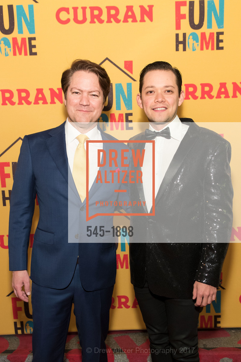 Robert Petkoff, Robert Hager, FUN HOME Opening Night st the New CURRAN THEATRE, Curran Theatre. 445 Geary St, January 26th, 2017, Photo #545-1898 Robert Petkoff, Robert Hager, Photo #545-1898