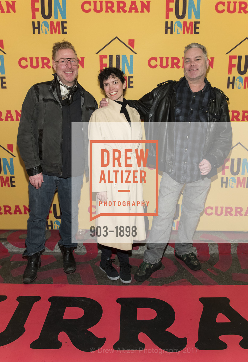 Adam Ansell, Michelle Moretta, Jason Mecier, FUN HOME Opening Night st the New CURRAN THEATRE, Curran Theatre. 445 Geary St, January 26th, 2017, Photo #903-1898 Adam Ansell, Michelle Moretta, Jason Mecier, Photo #903-1898