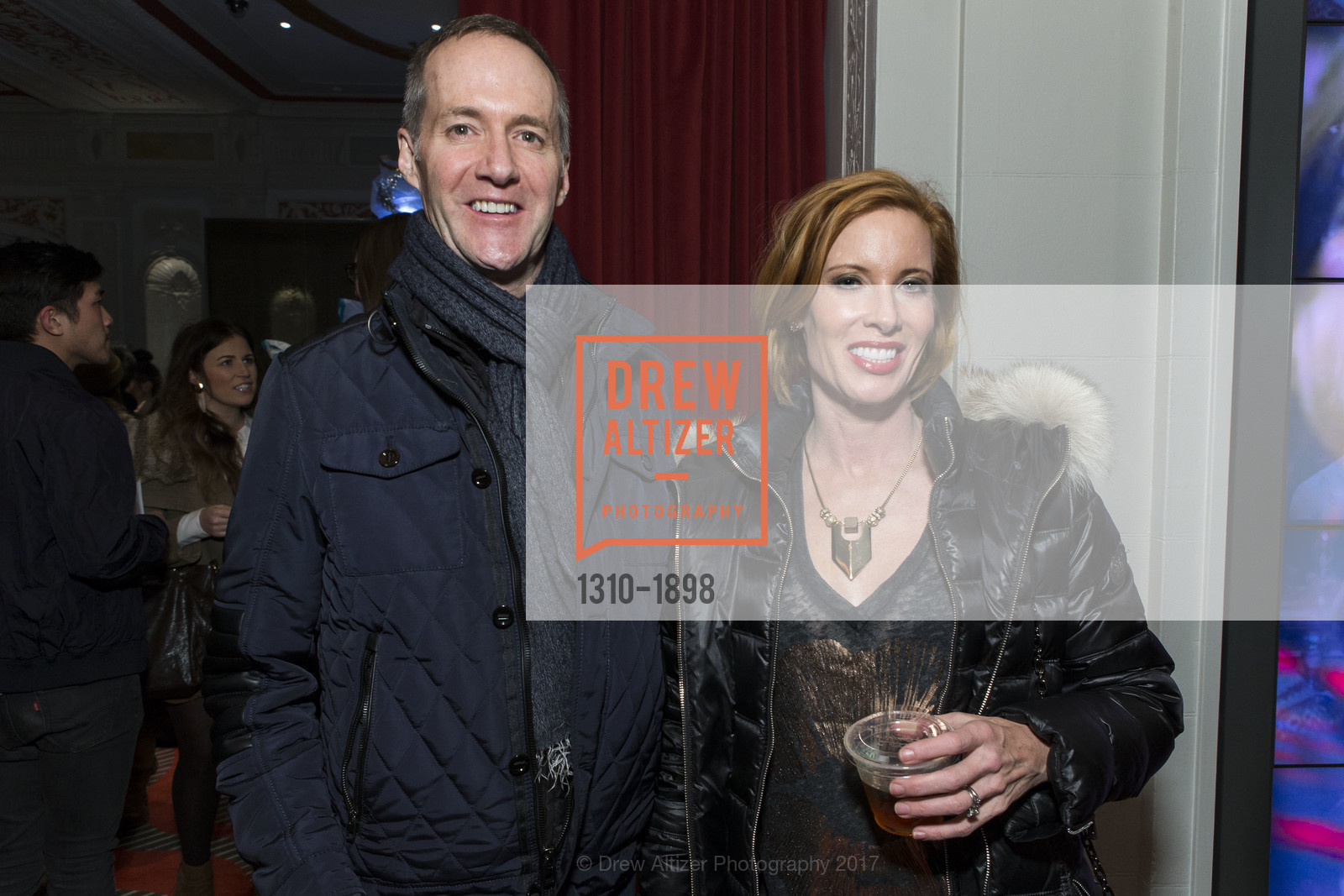 Warren Byrne, Susan Byrne, FUN HOME Opening Night st the New CURRAN THEATRE, Curran Theatre. 445 Geary St, January 26th, 2017, Photo #1310-1898 Warren Byrne, Susan Byrne, Photo #1310-1898
