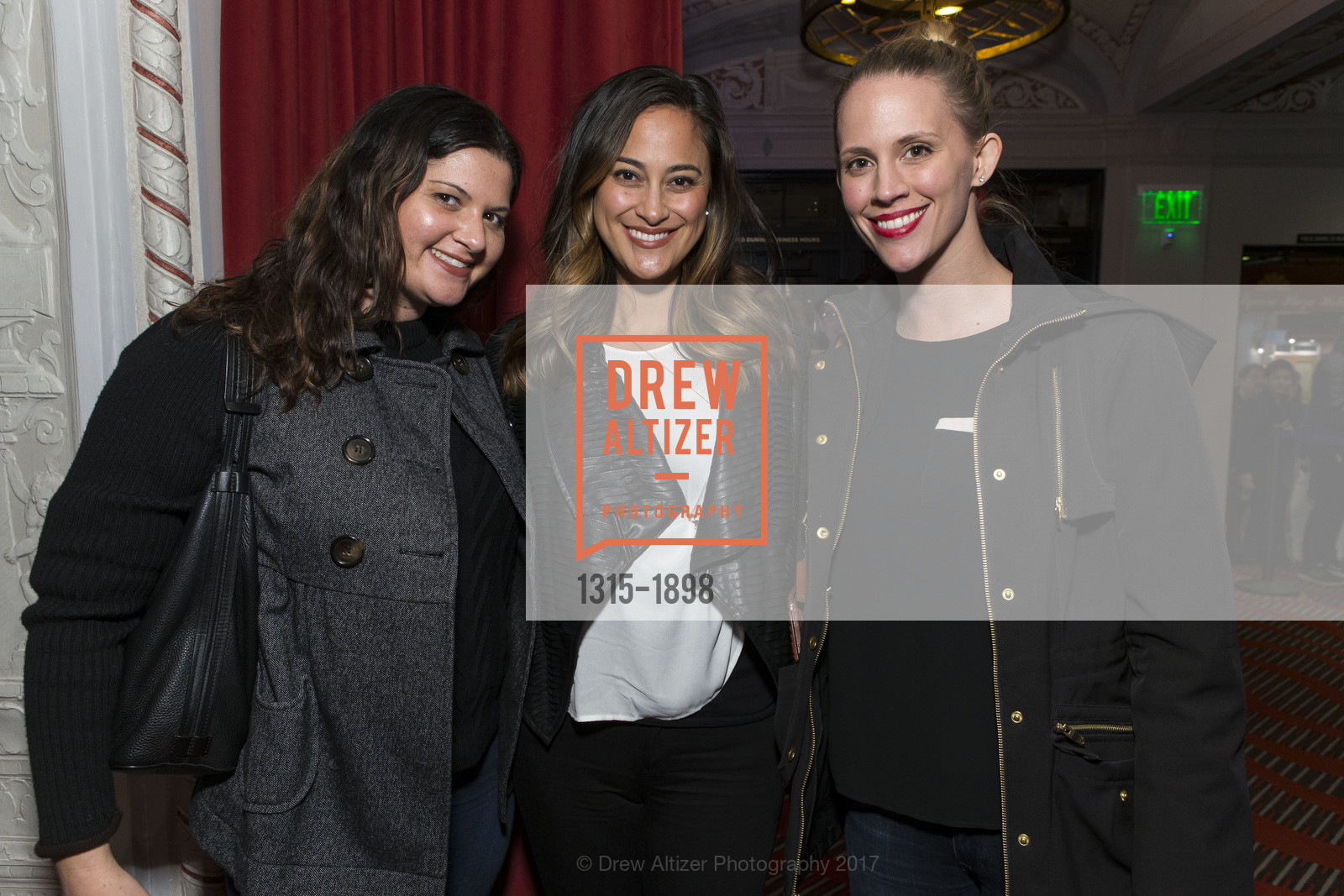 Juliet Cook, Nina Trybus, Megan Fitzgerald, FUN HOME Opening Night st the New CURRAN THEATRE, Curran Theatre. 445 Geary St, January 26th, 2017, Photo #1315-1898 Juliet Cook, Nina Trybus, Megan Fitzgerald, Photo #1315-1898