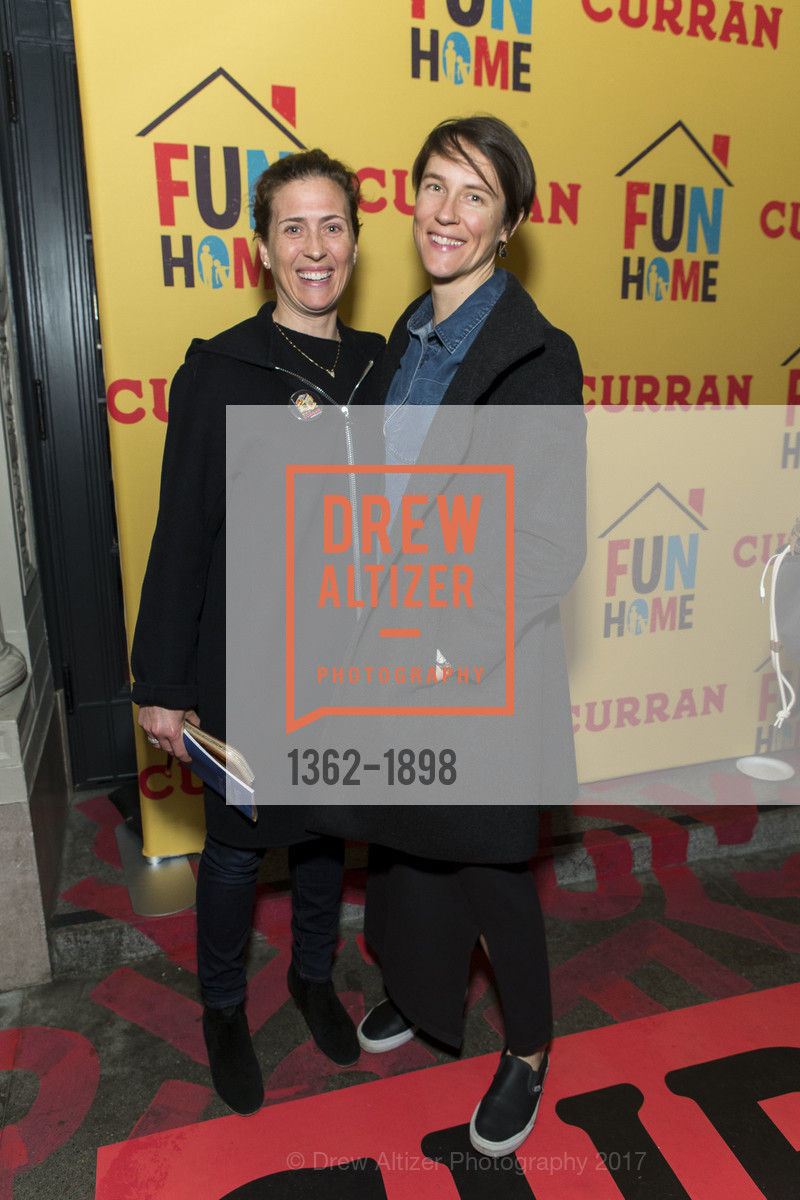 Allison Rosenthal, Katherine Carroll, FUN HOME Opening Night st the New CURRAN THEATRE, Curran Theatre. 445 Geary St, January 26th, 2017, Photo #1362-1898 Allison Rosenthal, Katherine Carroll, Photo #1362-1898