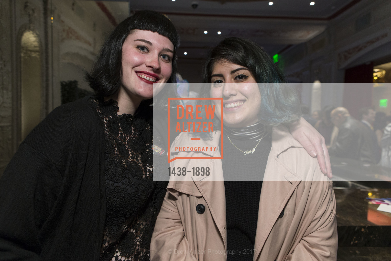 Lulu Samuel, Ruby Perez, FUN HOME Opening Night st the New CURRAN THEATRE, Curran Theatre. 445 Geary St, January 26th, 2017, Photo #1438-1898 Lulu Samuel, Ruby Perez, Photo #1438-1898