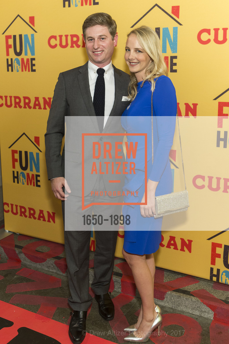 Daniel Curran, Laura Zoufal, FUN HOME Opening Night st the New CURRAN THEATRE, Curran Theatre. 445 Geary St, January 26th, 2017, Photo #1650-1898 Daniel Curran, Laura Zoufal, Photo #1650-1898