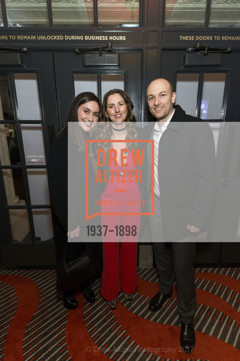 Eva Gonda Green, Gracie Hays, Logan Green, FUN HOME Opening Night st the New CURRAN THEATRE, Curran Theatre. 445 Geary St, January 26th, 2017, Photo #1937-1898 Eva Gonda Green, Gracie Hays, Logan Green, Photo #1937-1898