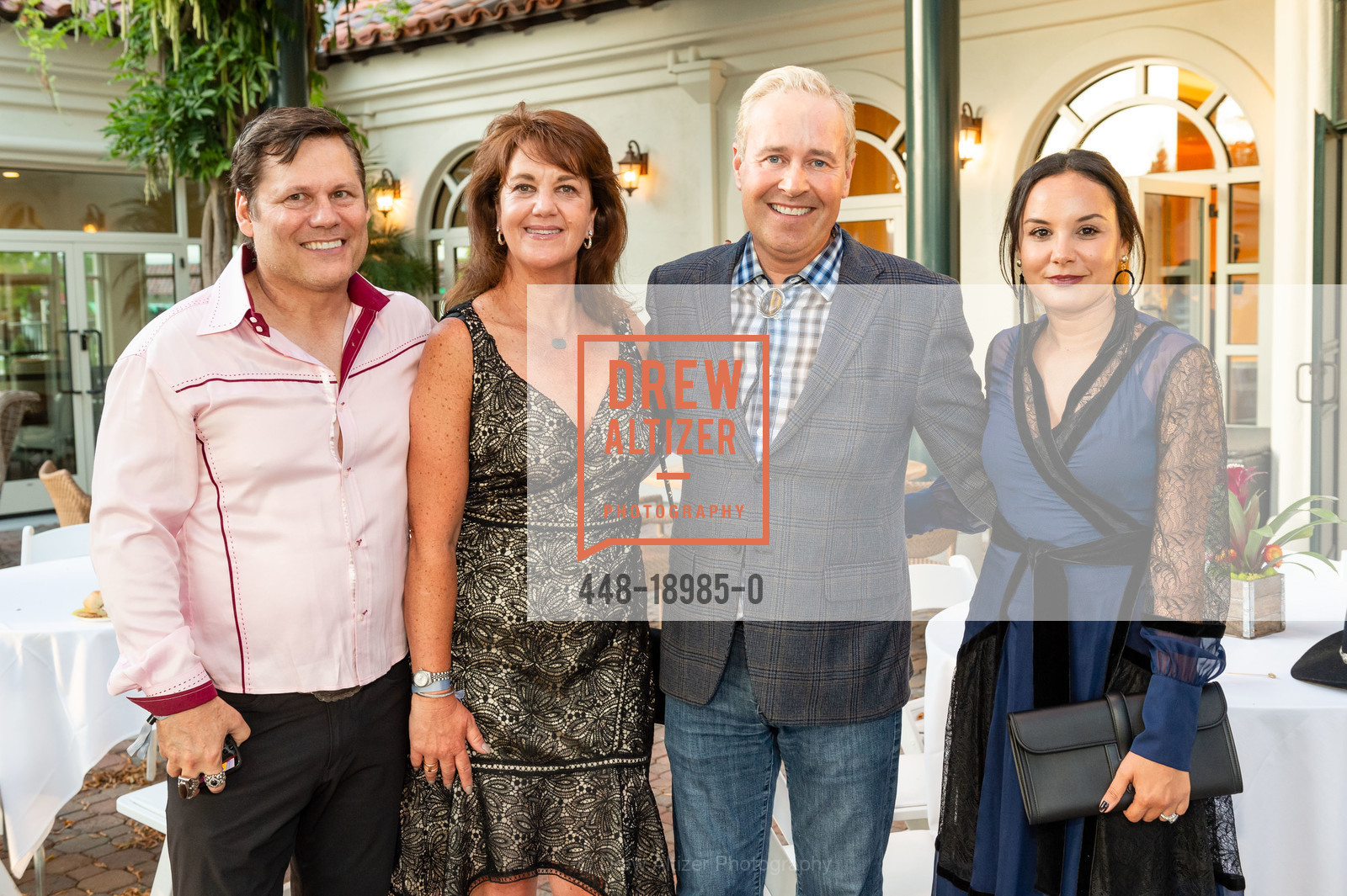 Mark Calvano, Lisa Hines, Patrick Seaton, Bahya Murad, Menlo Charity Horse Show Wild Wild West Gala 2019, Menlo Circus Club. 190 Park Lane, Photo #448-18985-0 Mark Calvano, Lisa Hines, Patrick Seaton, Bahya Murad, Photo #448-18985-0