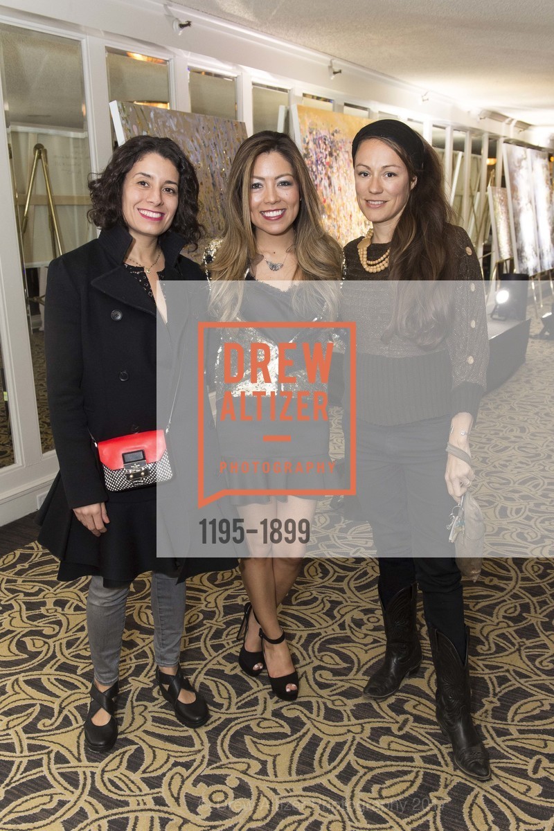 Beth Waldman, Michelle Sakhai, Raylene Gorum, Fairmont San Francisco's Artful Evening with Michelle Sakhai, Fairmont San Francisco. 950 Mason Street, January 26th, 2017, Photo #1195-1899 Beth Waldman, Michelle Sakhai, Raylene Gorum, Photo #1195-1899