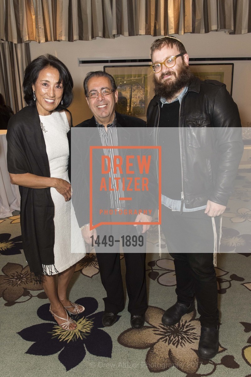 Deko Sakhai, Ely Sakhai, Peretz Mochkin, Fairmont San Francisco's Artful Evening with Michelle Sakhai, Fairmont San Francisco. 950 Mason Street, January 26th, 2017, Photo #1449-1899 Deko Sakhai, Ely Sakhai, Peretz Mochkin, Photo #1449-1899