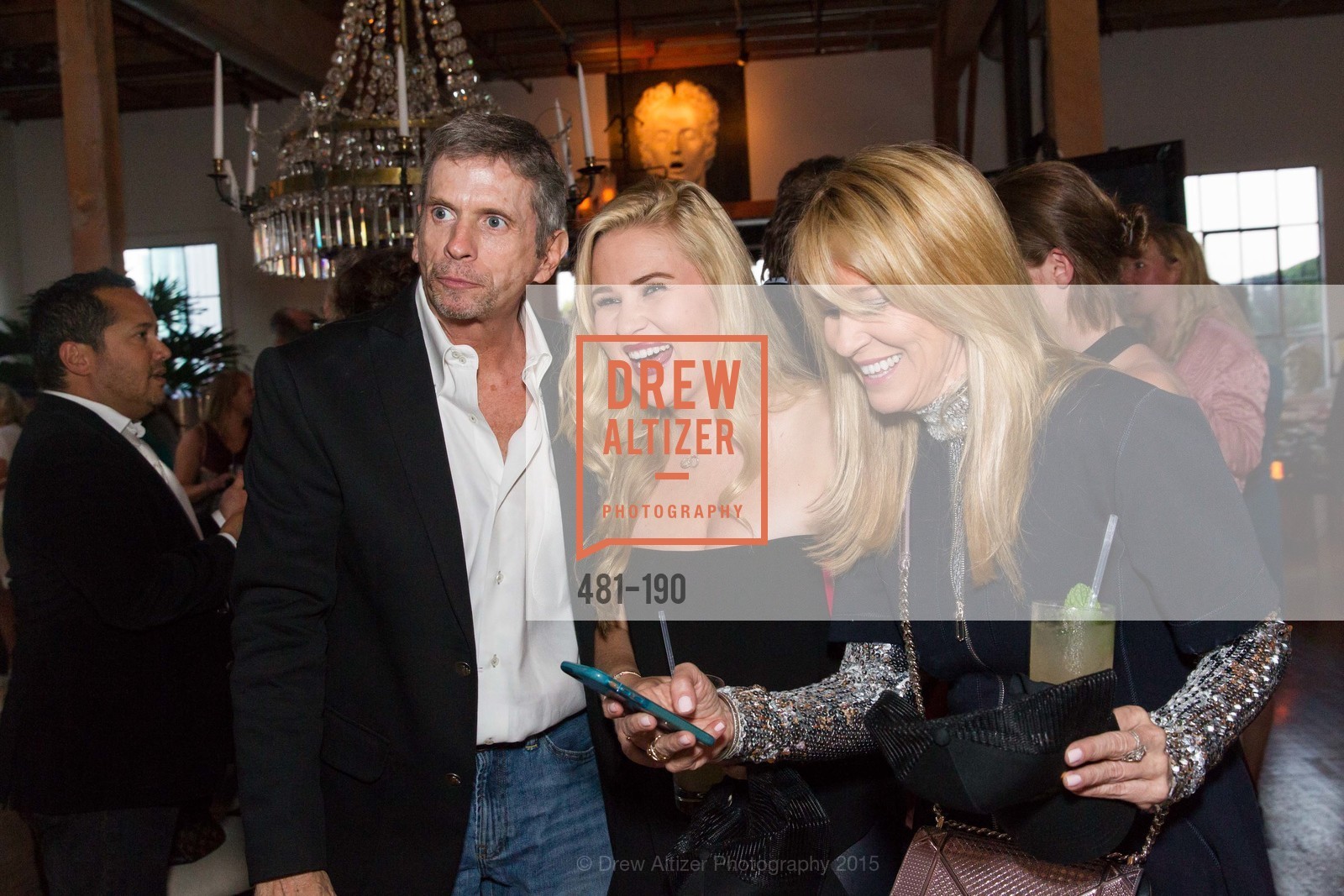 Mark Isaacs, Miles Watkins, Karen Watkins, Gucci & Vogue Dinner, The Magic Factory. 310 7th St, June 28th, 2015, Photo #481-190 Mark Isaacs, Miles Watkins, Karen Watkins, Photo #481-190
