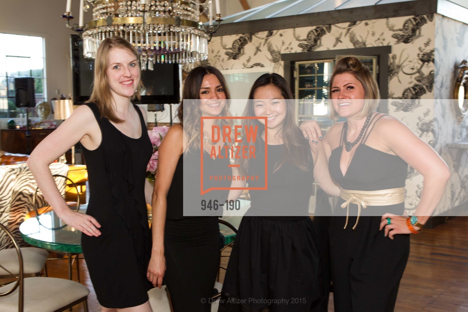 Cameron Cox, Cynthia Fuentes, Andie Nishita, Tiffany Kramer, Gucci & Vogue Dinner, The Magic Factory. 310 7th St, June 28th, 2015, Photo #946-190 Cameron Cox, Cynthia Fuentes, Andie Nishita, Tiffany Kramer, Photo #946-190