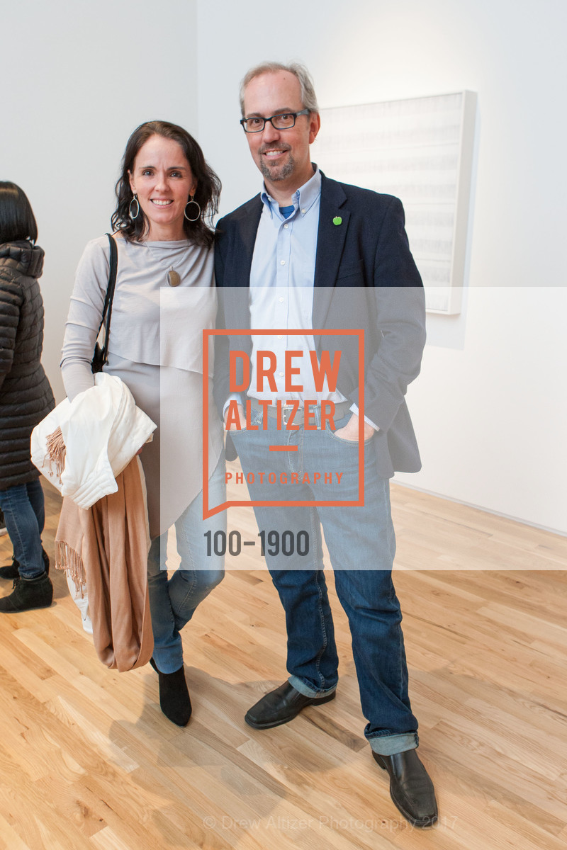 Helena Vincent, Bruce Vincent, Tara Donovan Opening at Pace Palo Alto, Pace Gallery, January 25th, 2017, Photo #100-1900 Helena Vincent, Bruce Vincent, Photo #100-1900