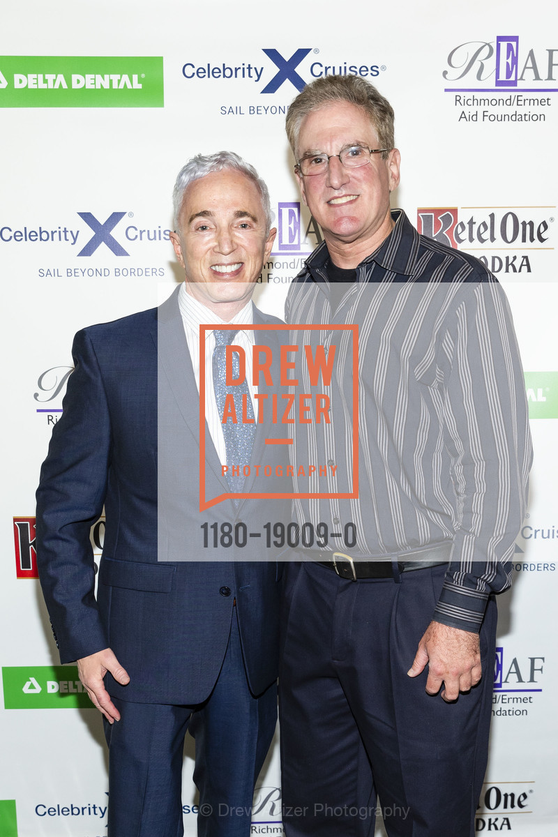 Jason Feinberg, David Emmanuel, Help Is On The Way Silver Anniversary Gala 2019, Herbst Theater, Green Room. 401 Van Ness Ave, Photo #1180-19009-0 Jason Feinberg, David Emmanuel, Photo #1180-19009-0