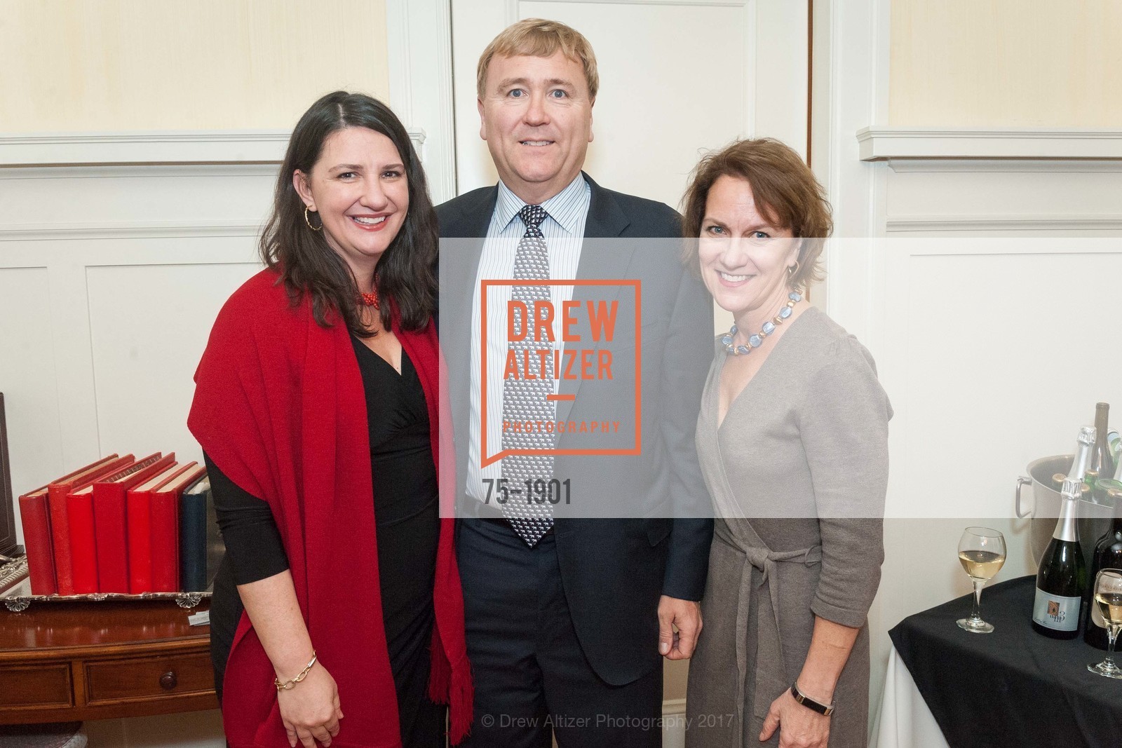 Kathryn Inglin, Damian Inglin, Lee Gregory, Red Cross Consular Reception, The British Consul General's Residence, January 25th, 2017, Photo #75-1901 Kathryn Inglin, Damian Inglin, Lee Gregory, Photo #75-1901