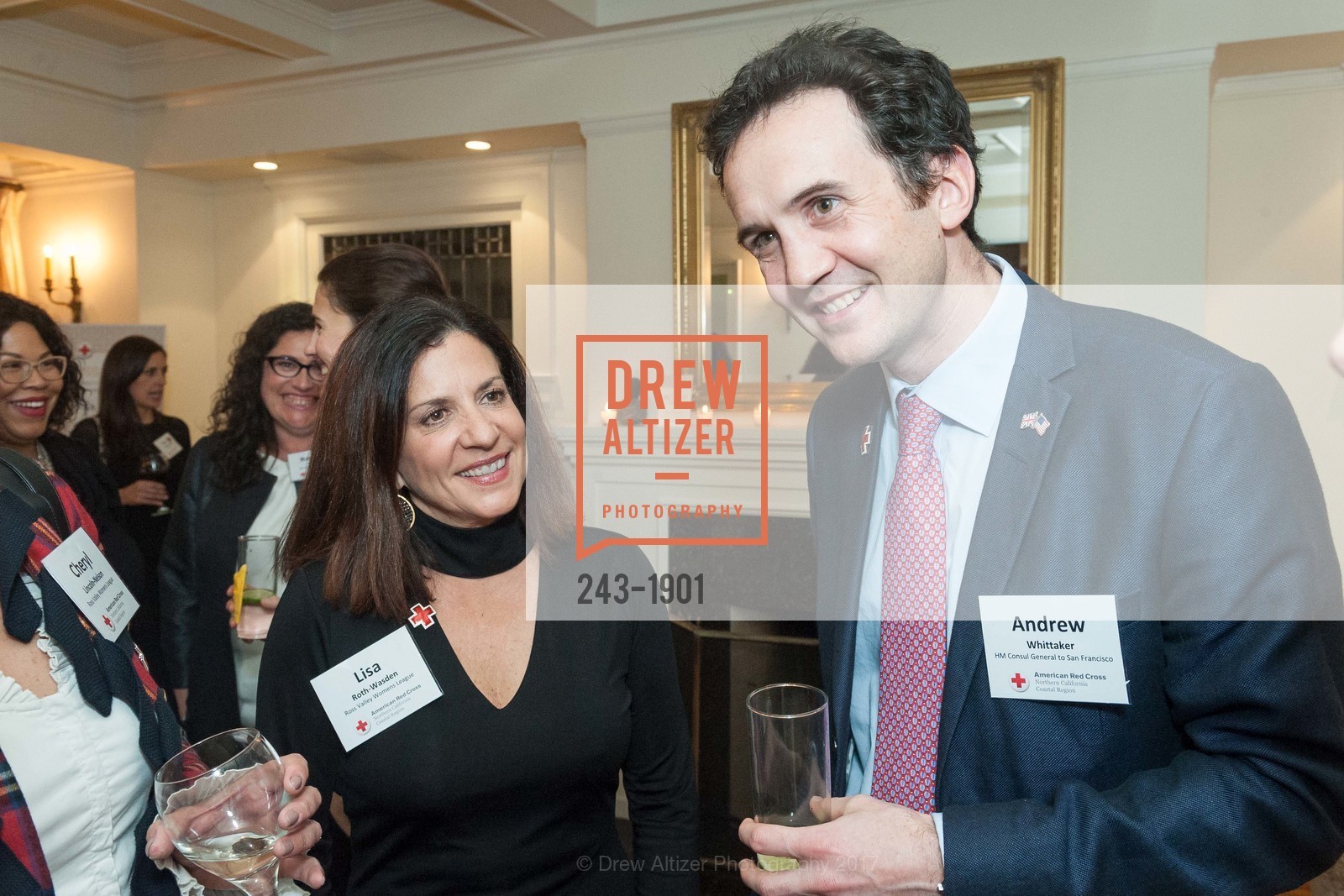 Lisa Roth-Wasden, Andrew Whittaker, Red Cross Consular Reception, The British Consul General's Residence, January 25th, 2017, Photo #243-1901 Lisa Roth-Wasden, Andrew Whittaker, Photo #243-1901