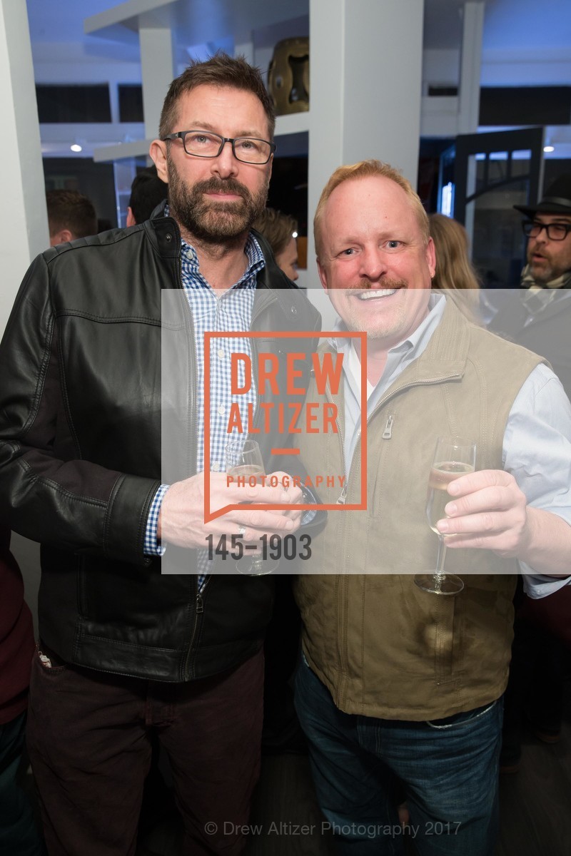 Kevin Voccia, Bryn Smith, Grand Opening of IS: Fine Art and Design with the Swann Group, IS Gallery. 3848 24th Street, January 27th, 2017, Photo #145-1903 Kevin Voccia, Bryn Smith, Photo #145-1903