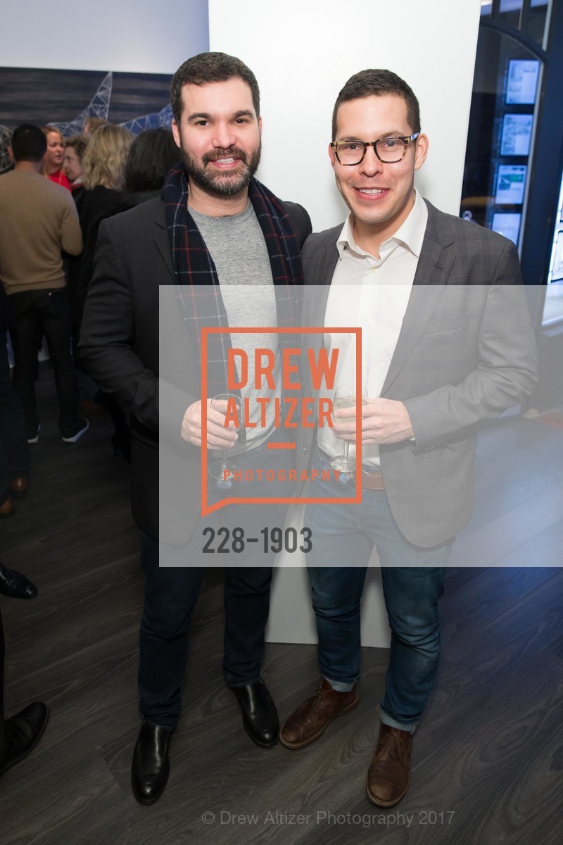 Brian Anthony, Seth Duval, Grand Opening of IS: Fine Art and Design with the Swann Group, IS Gallery. 3848 24th Street, January 27th, 2017, Photo #228-1903 Brian Anthony, Seth Duval, Photo #228-1903