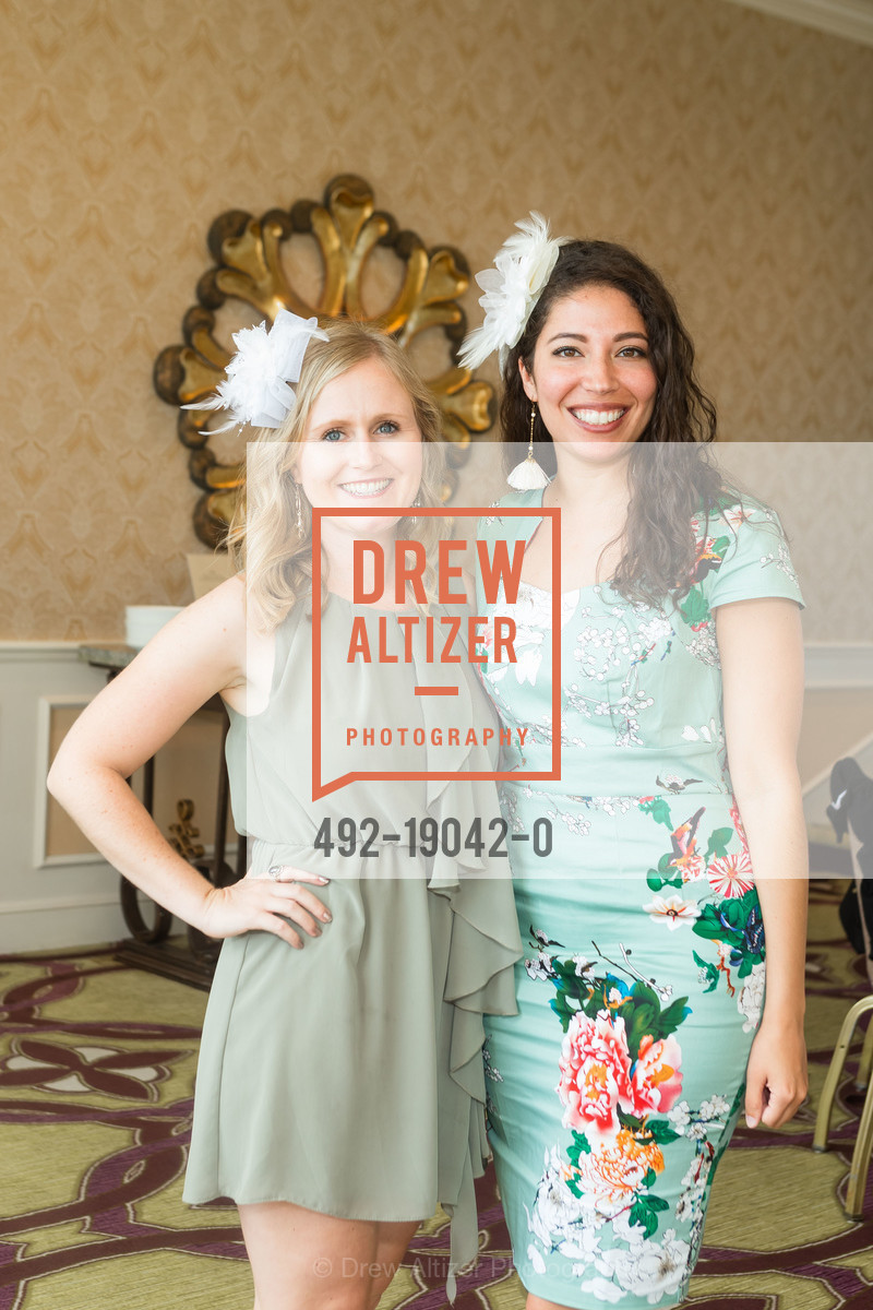 Christine Clinton, Andrea Raymond, Spinsters of SF New Member Tea 2019, Fairmont Hotel, Photo #492-19042-0 Christine Clinton, Andrea Raymond, Photo #492-19042-0
