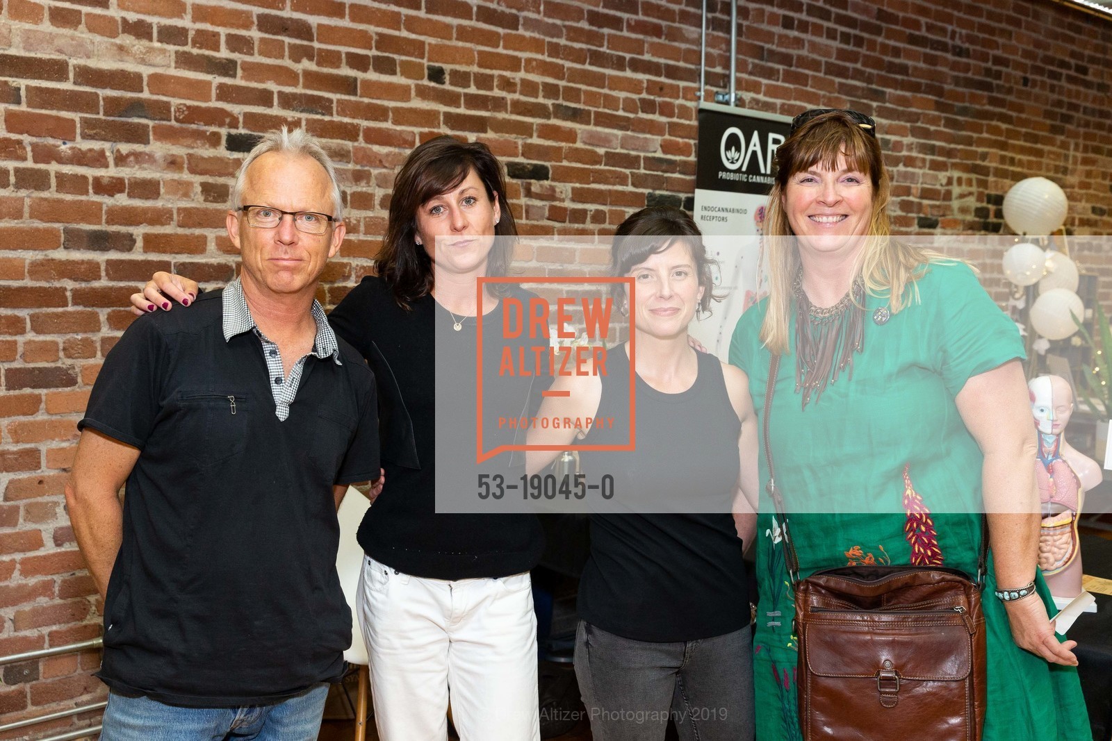 Greg Broman, Heather Wells, Charlotte Burger Troy, Annie Holman, Big Rock Infused Bar of the Future Party, Big Rock Office. 34 Page Street, August 22nd, 2019, Photo #53-19045-0 Greg Broman, Heather Wells, Charlotte Burger Troy, Annie Holman, Photo #53-19045-0