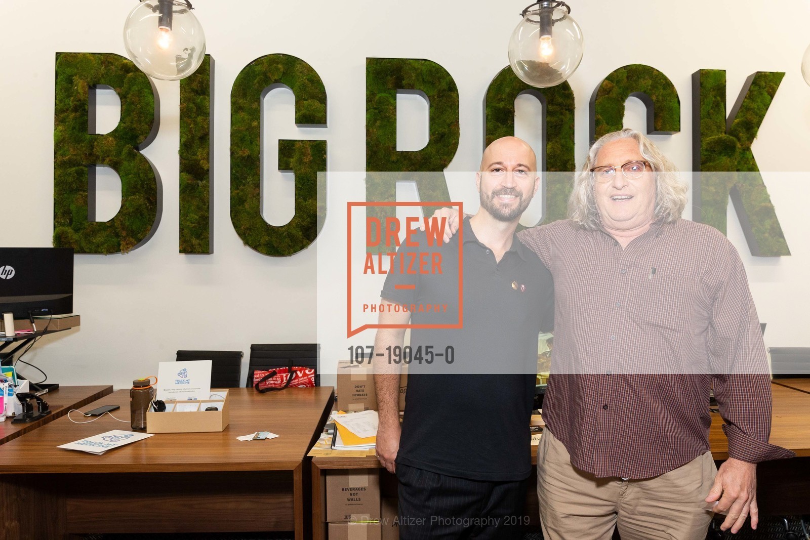 Gian-Paolo Veronese, Tony Tardino, Big Rock Infused Bar of the Future Party, Big Rock Office. 34 Page Street, August 22nd, 2019, Photo #107-19045-0 Gian-Paolo Veronese, Tony Tardino, Photo #107-19045-0
