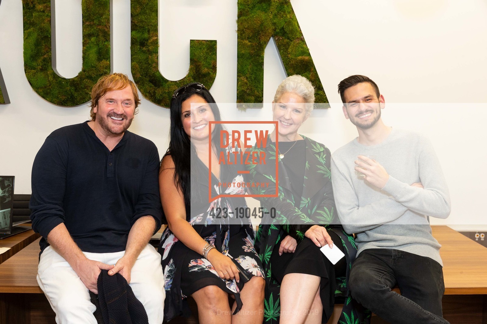 Kevin Mitchell, Vanessa Synder, Suzi Kissinger, John Litz, Big Rock Infused Bar of the Future Party, Big Rock Office. 34 Page Street, August 22nd, 2019, Photo #423-19045-0 Kevin Mitchell, Vanessa Synder, Suzi Kissinger, John Litz, Photo #423-19045-0
